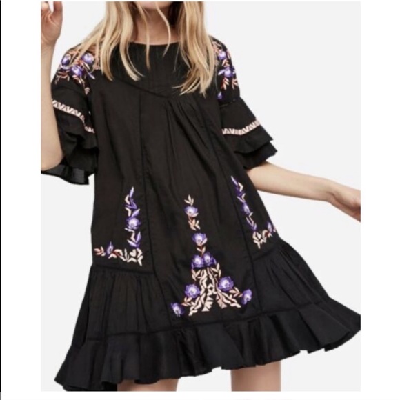 Free People Pavlo Cotton Embroidered Dress - Picture 14 of 15